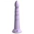 Dillio Slim Seven - Dildo viola 20cm con base a ventosa stimolante