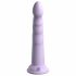 Dildo Stimolatore Slim con Ventosa e Glande Scultoreo (20cm) - Viola 