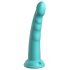 Dildo Stimolatore Sottile Dillio con Ventosa (20cm) - Turchese 