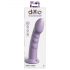 Dillio Super Eight - dildo in silicone con ventosa (21 cm) - viola