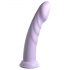 Dillio Super Eight - dildo in silicone con ventosa (21 cm) - viola