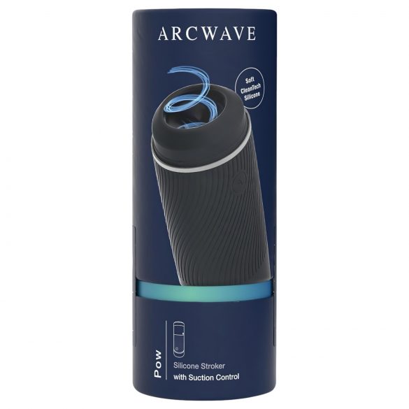 Arcwave Pow - masturbatore manuale a suzione (nero)