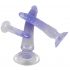 Set di Dildo Allenamento Anale "Crystal Clear" - 3 Pezzi (Trasparente-Azzurro) 