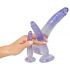 Set di Dildo Allenamento Anale "Crystal Clear" - 3 Pezzi (Trasparente-Azzurro) 