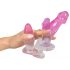 Crystal Clear - set di anal trainer - 3 pezzi (trasparente-rosa)