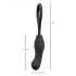 Dildo Senza Cintura Black Velvet Perfect Fit - Materiale Pieghevole (Nero) 