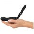 Dildo Senza Cintura Black Velvet Perfect Fit - Materiale Pieghevole (Nero) 