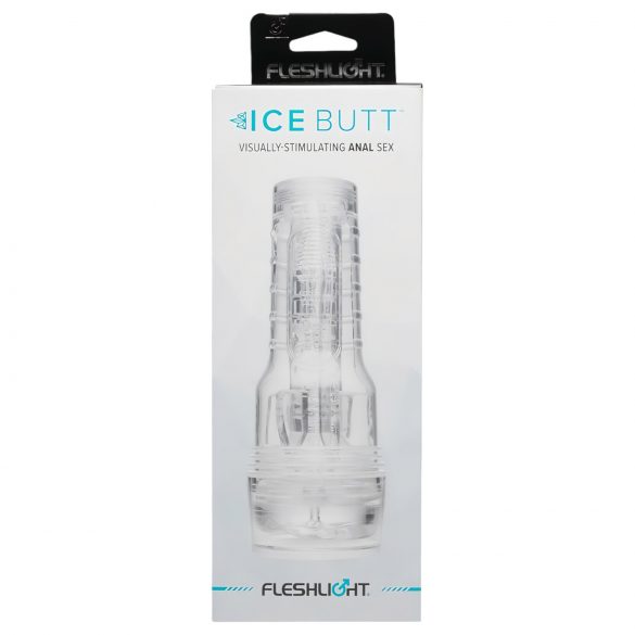 Fleshlight Ice Butt - masturbatore anale (trasparente)