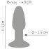 Dildo Anale in Silicone Tricolore You2Toys 