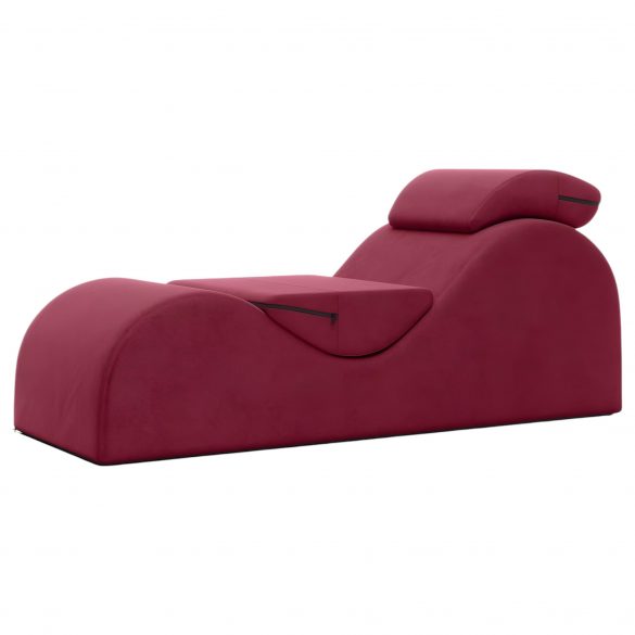 Divano Elegante Liberator Esse per Sesso Comodo - Set 3 Pezzi (Bordeaux) 