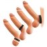 Set Anelli Penieni e Testicolari You2Toys 4in1 - Doppio Pack (Naturale-Nero) 