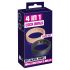 Set Anelli Penieni e Testicolari You2Toys 4in1 - Doppio Pack (Naturale-Nero) 