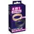 Set Anelli Penieni e Testicolari You2Toys 4in1 - Doppio Pack (Naturale-Nero) 