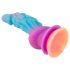 Beasty Cocks - dildo extraterrestre in silicone (blu-arancione)