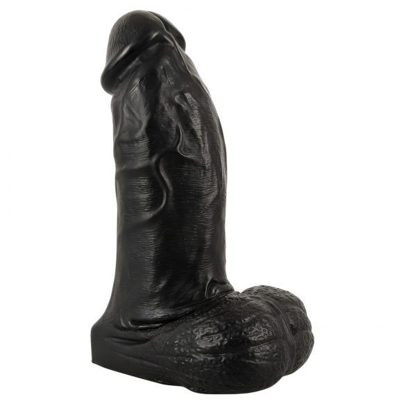 Realistixxx Real Giant - dildo gigante con testicoli - 22 cm (nero)