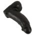 Realistixxx Real Giant - dildo gigante con testicoli - 22 cm (nero)