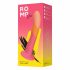 Dildo in silicone flessibile ROMP Dizi (rosa-arancione) 