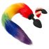 You2Toys - Plug anale in silicone con coda (arcobaleno)