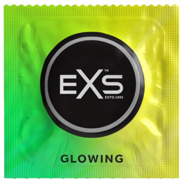 EXS Glow - Preservativi luminosi (3 pezzi)