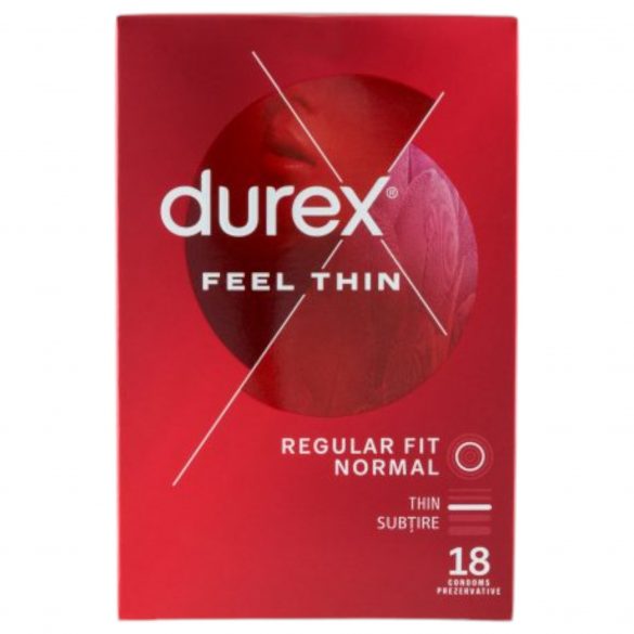 Durex Feel Thin - preservativi per una sensazione naturale (18 pezzi)