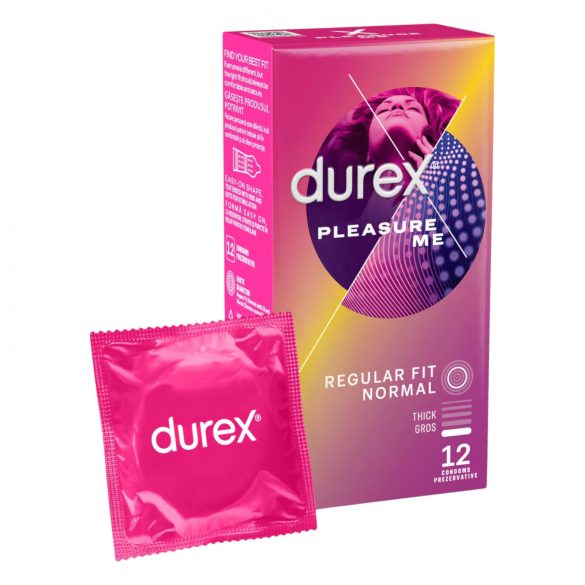 Durex Emoji PleasureMe - profilato puntinato (12 pezzi)