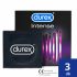 Durex Intense - Preservativi rigati e punteggiati (confezione da 3 pezzi) 