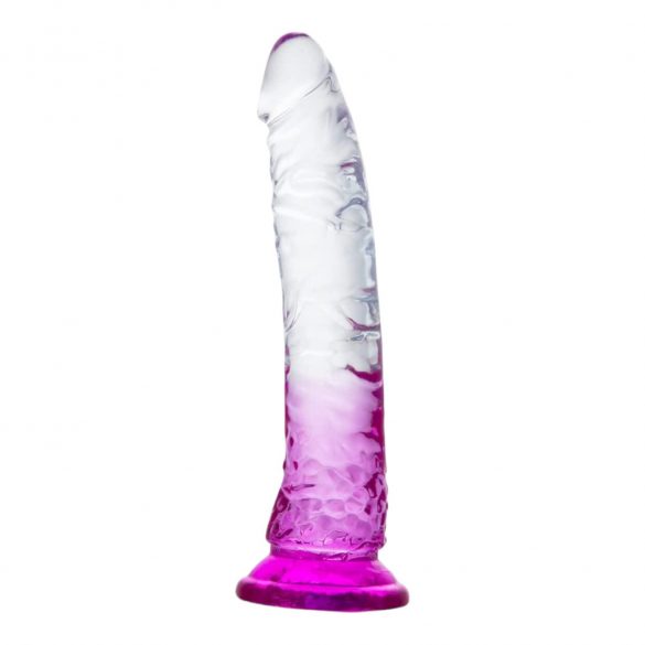 Lancia Solitaria - Dildo con ventosa (viola-trasparente) 