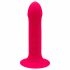 Vibratore Flessibile e Ricaricabile Hitsens 2 con Ventosa e Glande (Rosa) 