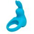 Anello Vibrante per Pene Happyrabbit Cock - Ricaricabile, in Silicone con Estremità a Forma di Orecchie di Coniglio (Blu) 