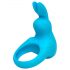 Anello Vibrante per Pene Happyrabbit Cock - Ricaricabile, in Silicone con Estremità a Forma di Orecchie di Coniglio (Blu) 