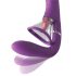 Vibratore per Punto G a 4 motori con Pompa Vaginale e Stimolatore Clitorideo Her Fantasy (viola) 