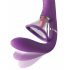 Vibratore per Punto G a 4 motori con Pompa Vaginale e Stimolatore Clitorideo Her Fantasy (viola) 