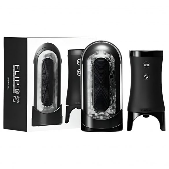 TENGA Flip 0 Electronic - masturbatore automatico (nero)