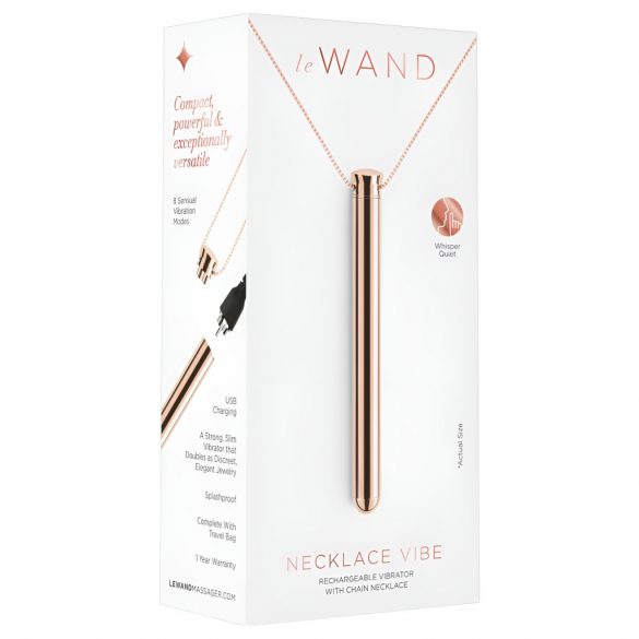 le Wand - vibratore di lusso collana - (oro rosa)