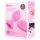 b-vibe heart - vibratore anale ricaricabile con telecomando (rosa)