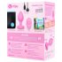 b-vibe heart - vibratore anale ricaricabile con telecomando (rosa)