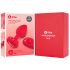 B-vibe heart - vibratore anale ricaricabile con telecomando (rosso)