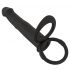 Black Velvets Double F - vibratore anale collegabile (nero) 