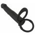 Black Velvets Double F - vibratore anale collegabile (nero) 