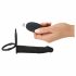 Black Velvets Double F - vibratore anale collegabile (nero) 