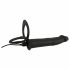 Black Velvets Double F - vibratore anale collegabile (nero) 