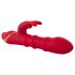 Vibratore con Anelli Mobili e Stimolatore Clitorideo a Forma di Coniglio You2Toys (rosso) 