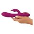 Javida - Vibratore rotante 3in1 (viola) 