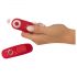 Smile - vibratore slip ricaricabile con telecomando (rosso)