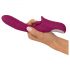 Javida Licking & Thrusting - vibratore leccante e spingente (viola) 