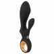 Vibratore Eterno con Stimolatore Clitorideo Gonfiabile - Nero 