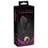 Eternal - Vibratore nero con braccio clitorideo gonfiabile