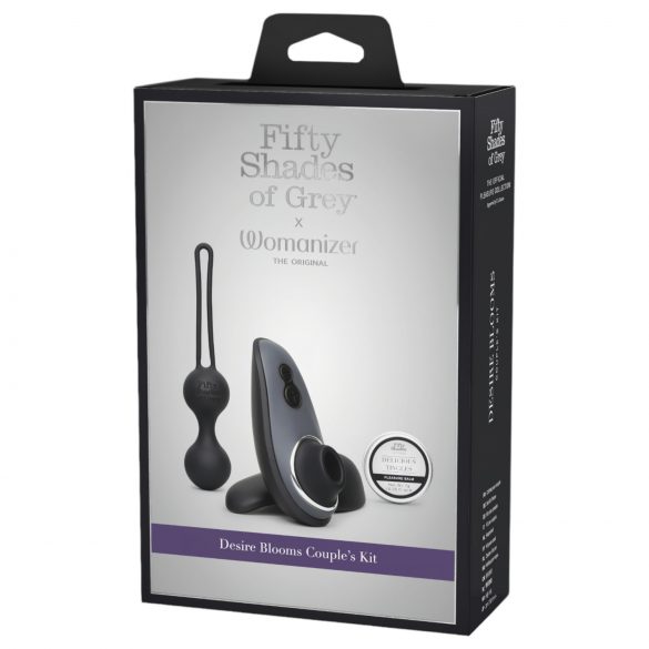 Womanizer Desire Blooms - set di giocattoli sessuali - 3 pezzi (nero)