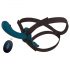 You2Toys - Set vibratore strap-on (nero-blu)