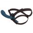 You2Toys - Set vibratore strap-on (nero-blu)